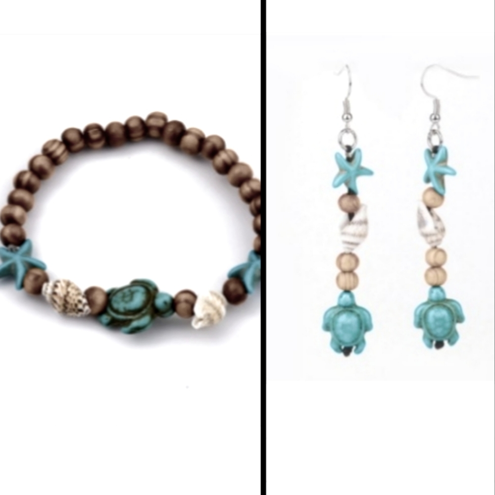 🆕️ Wood,Star,Turtle and Sea Shell Jewelry